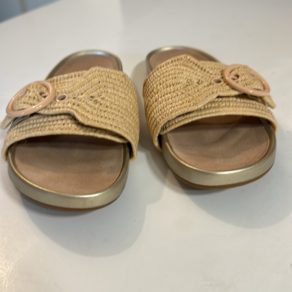 ♠️Kate Spade Maribelle Raffia Slide Sandals size 9 - Picture 8 of 13